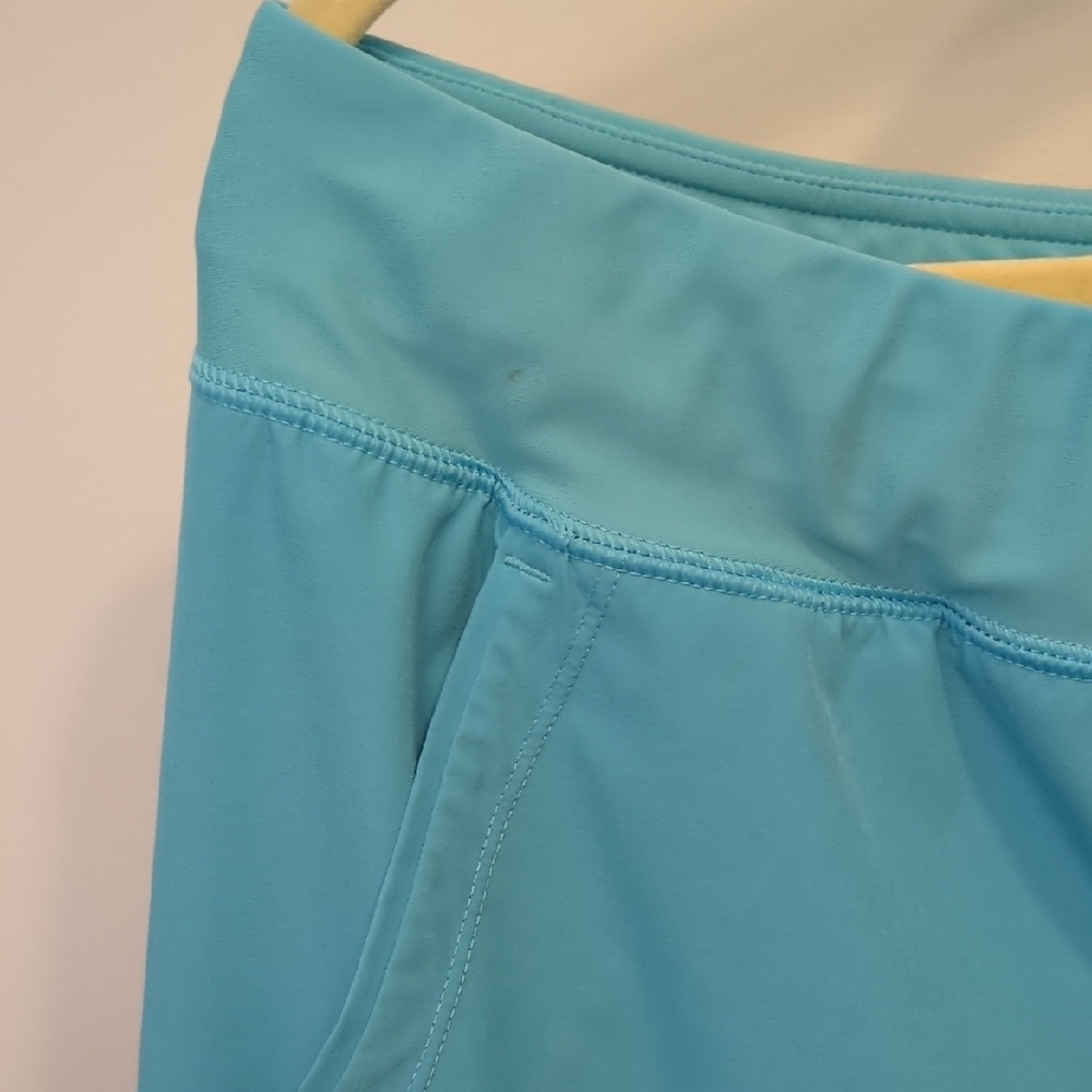 Aqua Blue Athletic Shorts - Picture 5 of 6